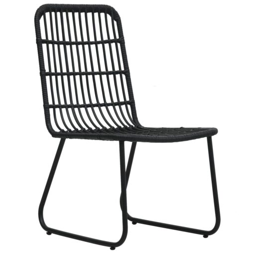 vidaXL 5 Piece Outdoor Dining Set Poly Rattan and Glass - Image 3