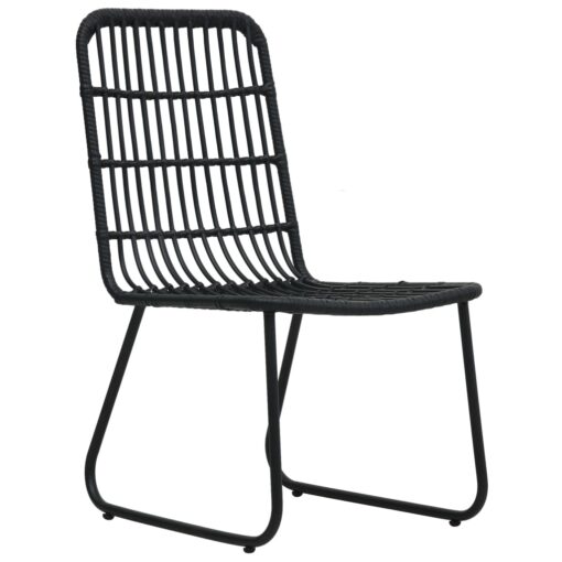 vidaXL 7 Piece Outdoor Dining Set Poly Rattan and Glass - Image 2