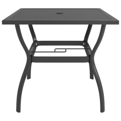 5 Piece Garden Dining Set Textilene and Steel - Image 2