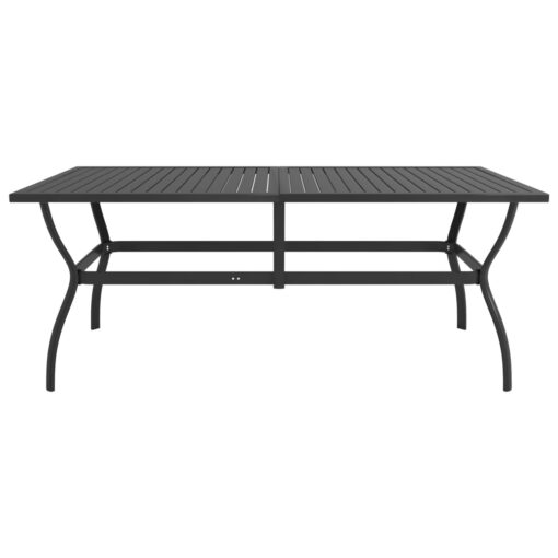 vidaXL 7 Piece Garden Dining Set Textilene and Steel - Image 2