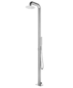 vidaXL Garden Shower 225 cm Stainless Steel