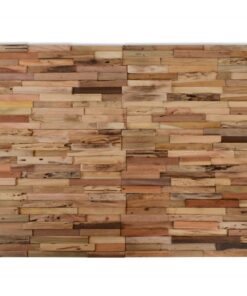 vidaXL Wall Cladding Panels 10 pcs 1.03 m² Recycled Teak Wood