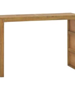 vidaXL Console Table 110x35x75 cm Solid Teak Wood