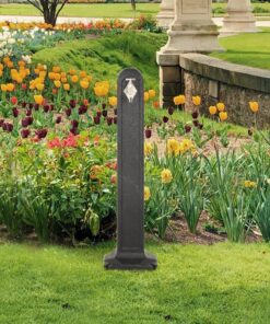 vidaXL Garden Tanker with Faucet Anthracite Stone Look