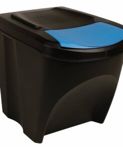 vidaXL Stackable Dustbins 3 pcs Anthracite 75 L