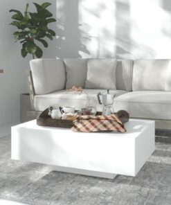 vidaXL Coffee Table White 85x55x31 cm Engineered Wood