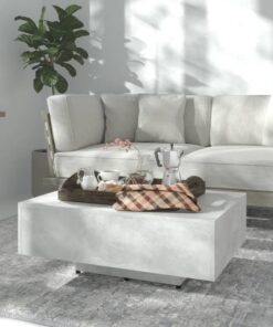 vidaXL Coffee Table Concrete Grey 85x55x31 cm Engineered Wood