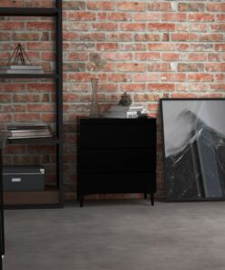 vidaXL Sideboard Black 60x35x69 cm Engineered Wood