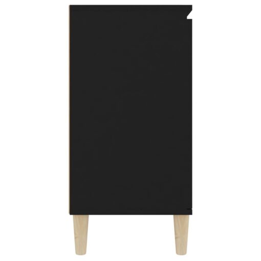 vidaXL Sideboard Black 101x35x70 cm Engineered Wood - Image 4
