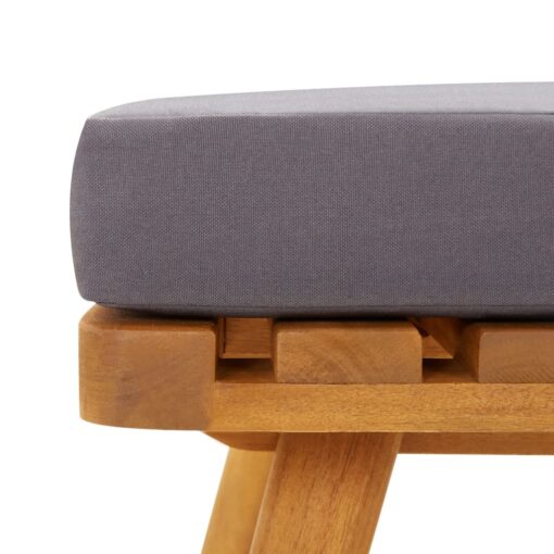  2-Seater Garden Sofa with Cushions Solid Acacia Wood - Image 4