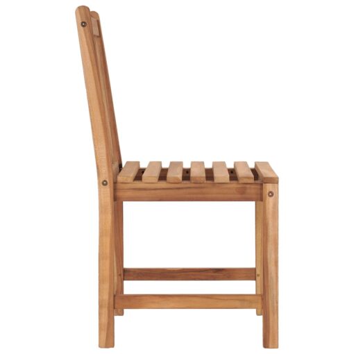 vidaXL Garden Chairs 8 pcs Solid Teak Wood - Image 3