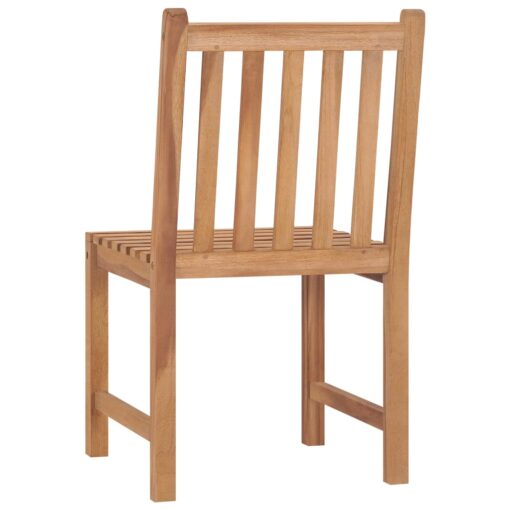 vidaXL Garden Chairs 8 pcs Solid Teak Wood - Image 4