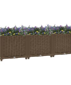 vidaXL Raised Bed 120x40x38 cm Polypropylene