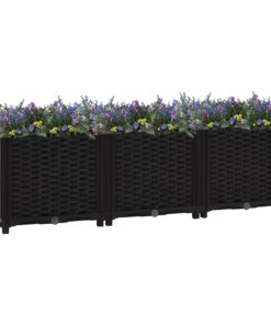 vidaXL Raised Bed 120x40x38 cm Polypropylene