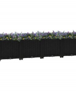 vidaXL Raised Bed 160x40x38 cm Polypropylene