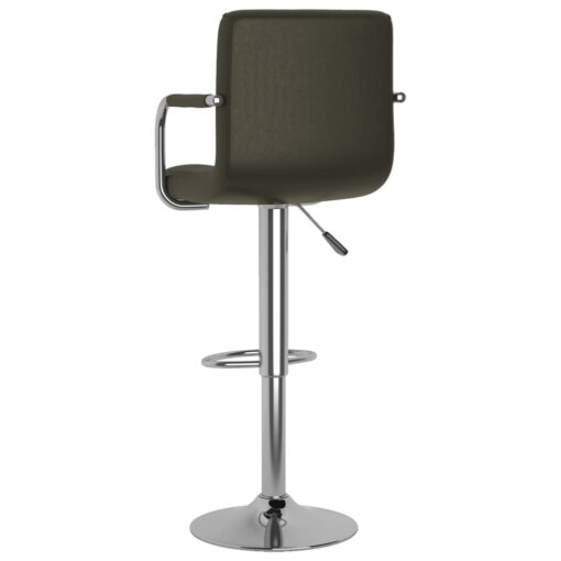 vidaXL Bar Stool Brown Faux Leather - Image 3