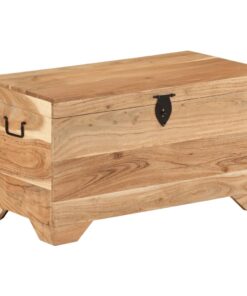 vidaXL Storage Chest Solid Acacia Wood