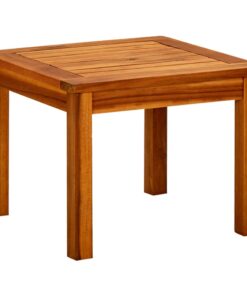 vidaXL Garden Coffee Table 45x45x36 cm Solid Acacia Wood