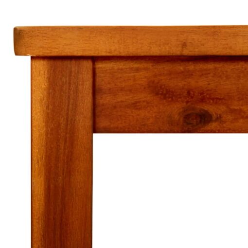 vidaXL Garden Coffee Table 85x85x45 cm Solid Acacia Wood - Image 4