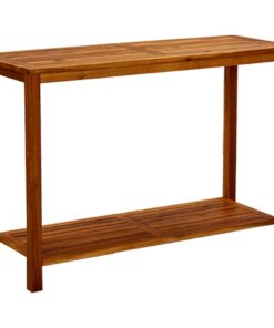 vidaXL Garden Console Table 110x40x75 cm Solid Acacia Wood