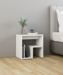 vidaXL Bed Cabinet White 40x30x40 cm Engineered Wood