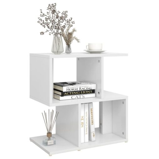 Bedside Cabinet White 50x30x51.5 cm Engineered Wood - Image 2