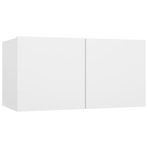 vidaXL 7 Piece TV Cabinet Set White Engineered Wood - Image 2