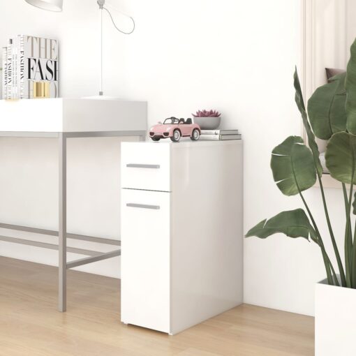 vidaXL Apothecary Cabinet White 20x45.5x60 cm Engineered Wood