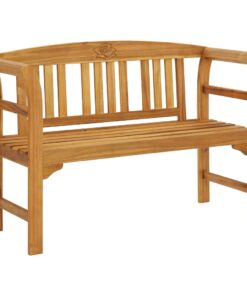 vidaXL Garden Bench 114 cm Solid Acacia Wood