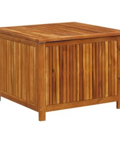 vidaXL Garden Storage Box 75x75x58 cm Solid Acacia Wood