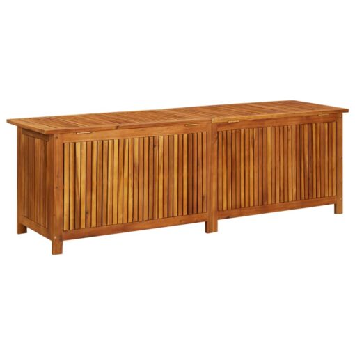 vidaXL Garden Storage Box 175x50x58 cm Solid Acacia Wood - Image 3