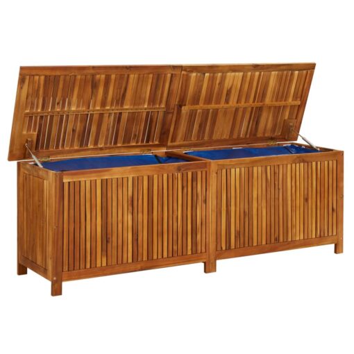 vidaXL Garden Storage Box 175x50x58 cm Solid Acacia Wood - Image 4