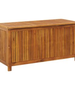 vidaXL Garden Storage Box 113x50x58 cm Solid Acacia Wood