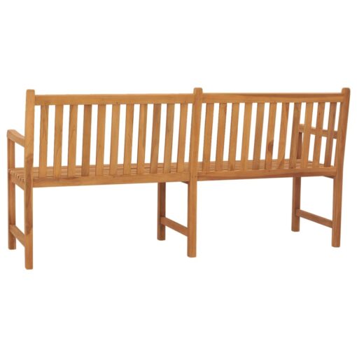 Garden Bench 180 cm Solid Teak Wood - Image 2