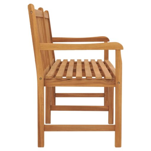 Garden Bench 180 cm Solid Teak Wood - Image 3