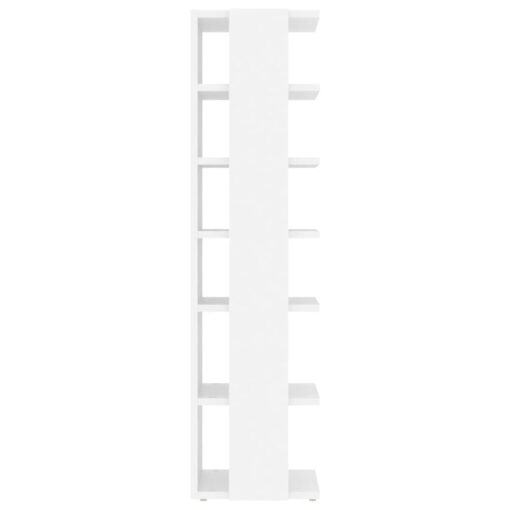 vidaXL Shoe Cabinets 2 pcs White 27.5x27x102 cm Engineered Wood - Image 4