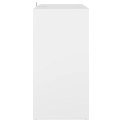 vidaXL Shoe Cabinet White 60x35x70 cm Engineered Wood - Image 4
