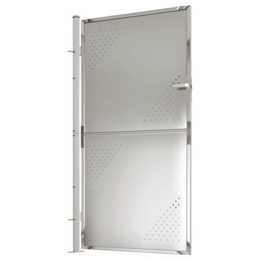 Garden Gate 100x180 cm Stainless Steel - Image 2