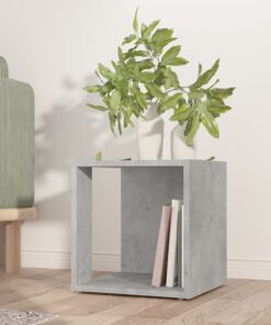 vidaXL Side Table Concrete Grey 33x33x34.5 cm Engineered Wood