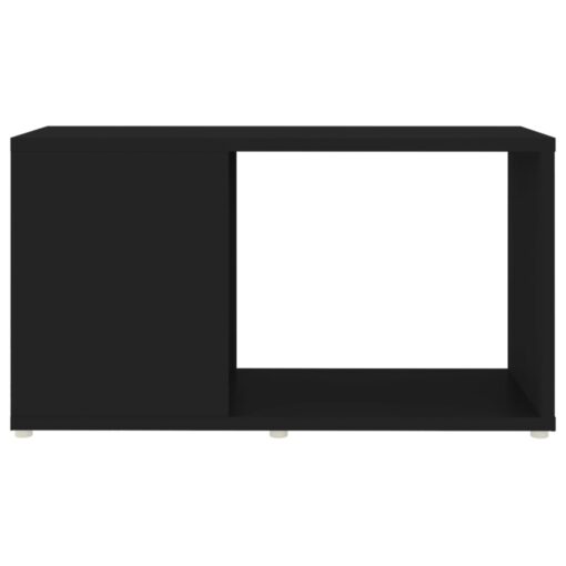 vidaXL TV Cabinet Black 60x24x32cm Engineered Wood - Image 3