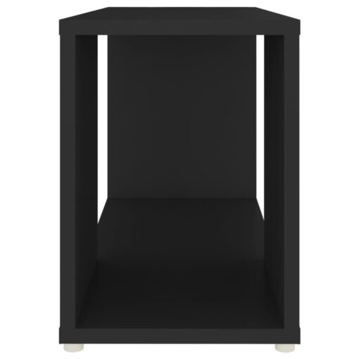 vidaXL TV Cabinet Black 60x24x32cm Engineered Wood - Image 4