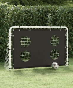 vidaXL Soccer Goal Training Net Steel 184x61x122 cm