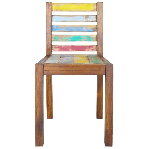 vidaXL Dining Chairs 6 pcs Solid Reclaimed Wood - Image 2