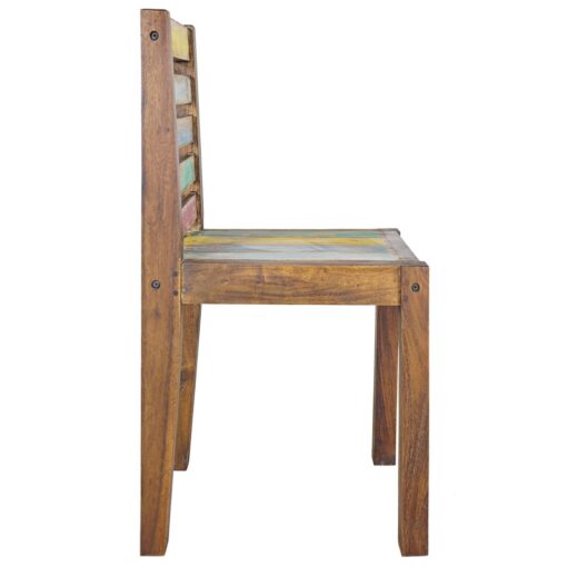 vidaXL Dining Chairs 6 pcs Solid Reclaimed Wood - Image 3