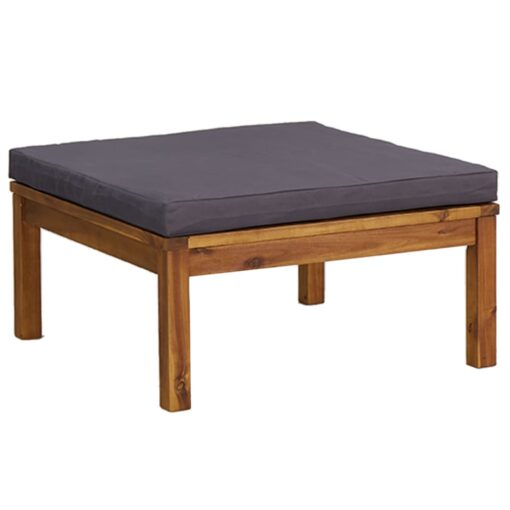 3 Piece Garden Lounge Set with Cushion Solid Acacia Wood - Image 3