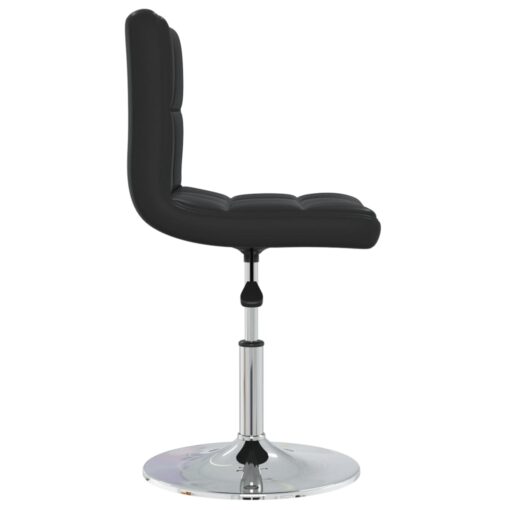 vidaXL Dining Chair Black Faux Leather - Image 2