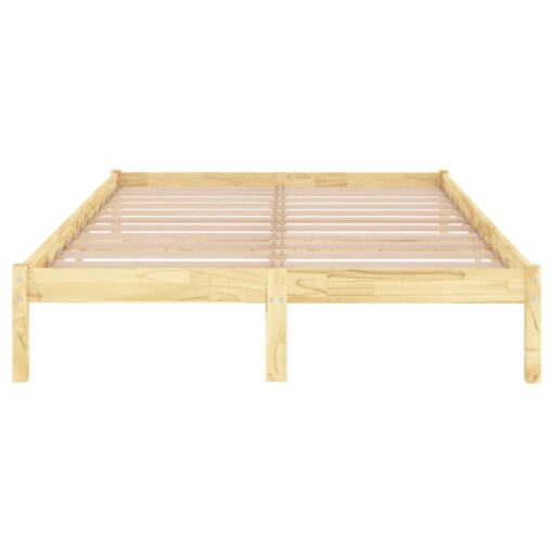Bed Frame without Mattress Solid Wood Super King Size - Image 2