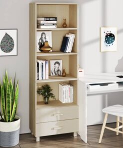 vidaXL Highboard HAMAR Honey Brown 60x35x180 cm Solid Wood Pine