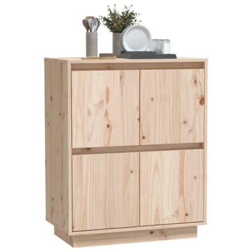 Sideboard 60x34x75 cm Solid Wood Pine - Image 2