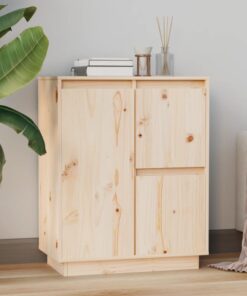 vidaXL Sideboard 60x34x75 cm Solid Wood Pine